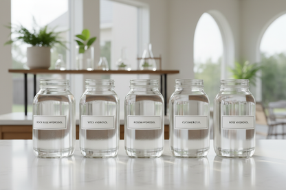 they should all be clear and no herbs inside